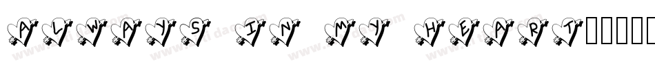 Always In My Heart字体转换